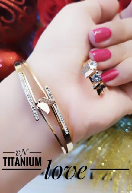 Titanium set perhiasan 2168k