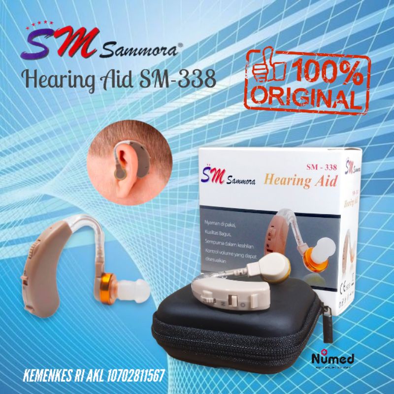 Alat Bantu Dengar Sammora SM-338 Hearing Aid Original Sammora SM338