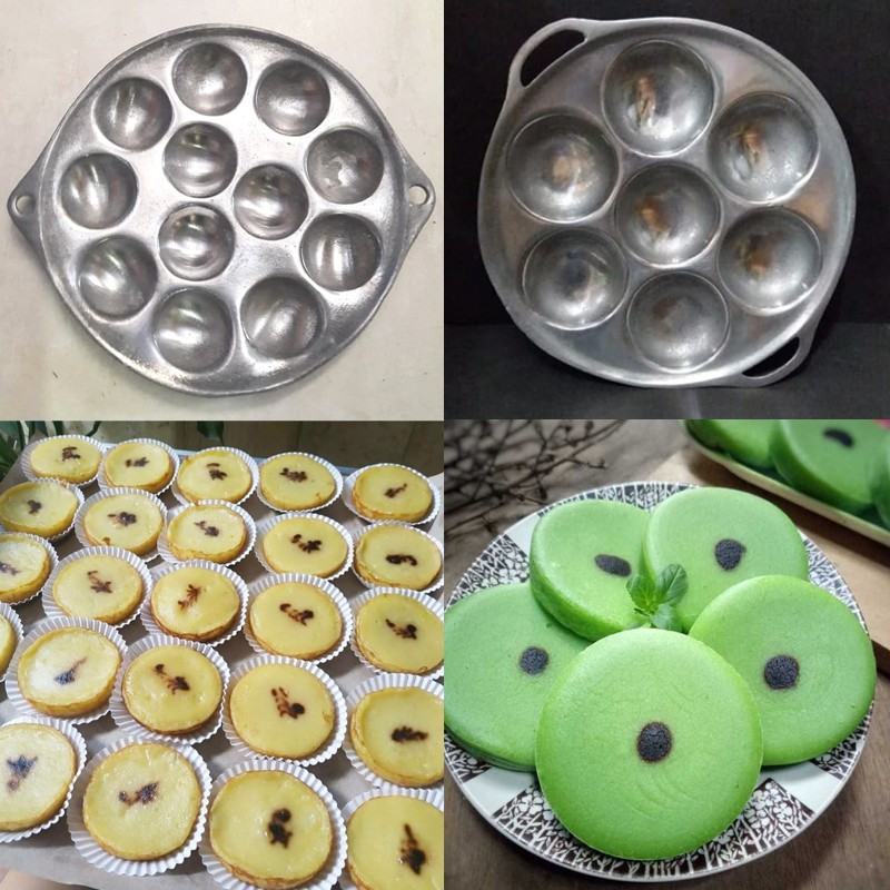 Cetakan Kue Lumpur 7 Cetakan Kue Lumpur 12 Cetakan Telur Puyuh