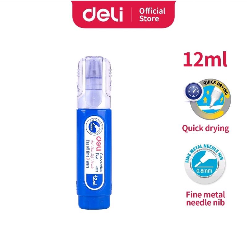 

DELI CORRECTION TAPE CH19930/ TIP-EX CAIR TIPE X PENGHAPUS TINTA DELI