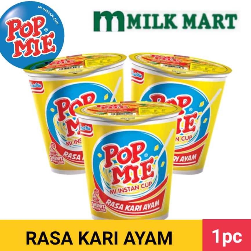 

POP MIE MI INSTAN CUP RASA KARI AYAM 75GR//HARVESTMART