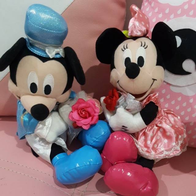 Boneka Minnie Mouse Kostum Pink ori Disney