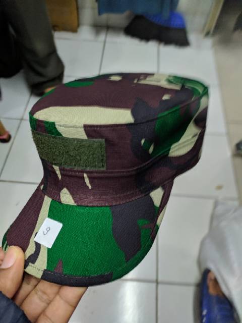 Topi pdl komando loreng tni