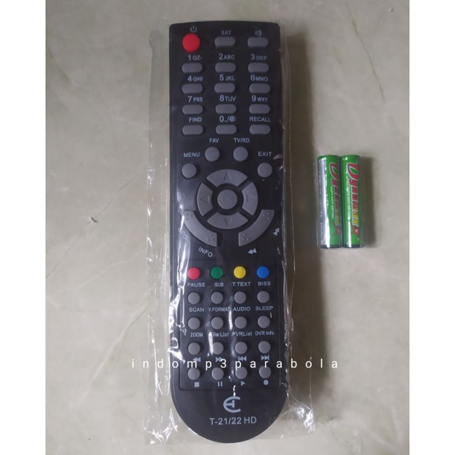 Remot utk Tanaka T22 HD Jurassic, T21 HD New Samurai, T21 HD New Sakura, + Bonus Batre