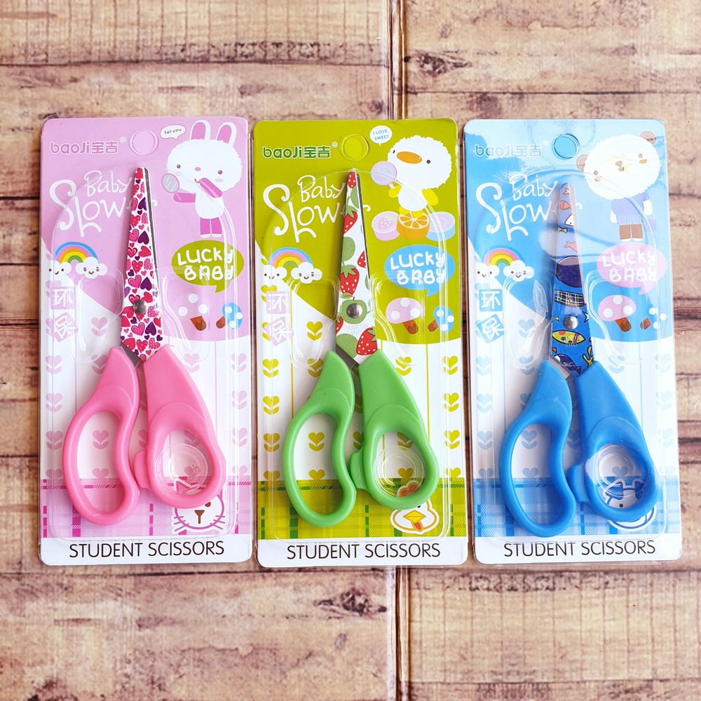 

Gunting Baoji 1829 Stainless Steel - Student Scissors GB 21027 - Gunting Motif
