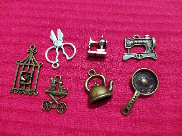 Pan Zinc Alloy Antique Bronze Charm