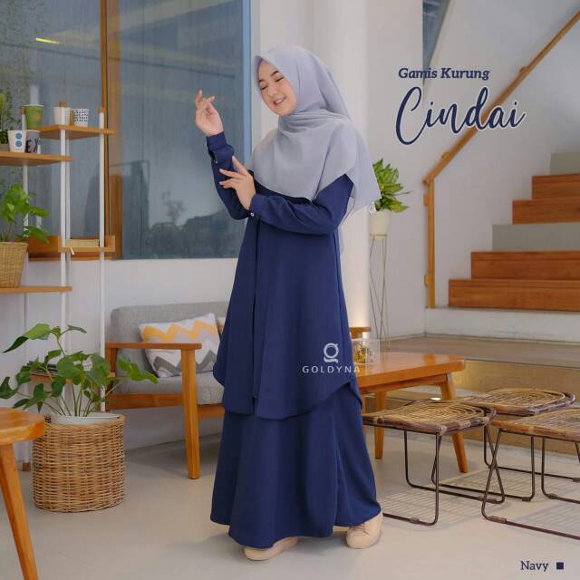 Gamis Kurung Cindai by Goldyna.