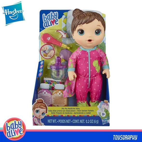 BABY ALIVE MIX MY MEDICINE BABY BRUNETTE