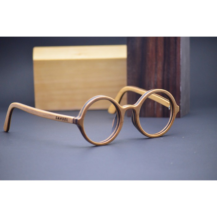frame kacamata | kacamata minus kayu | frame bulat boboho