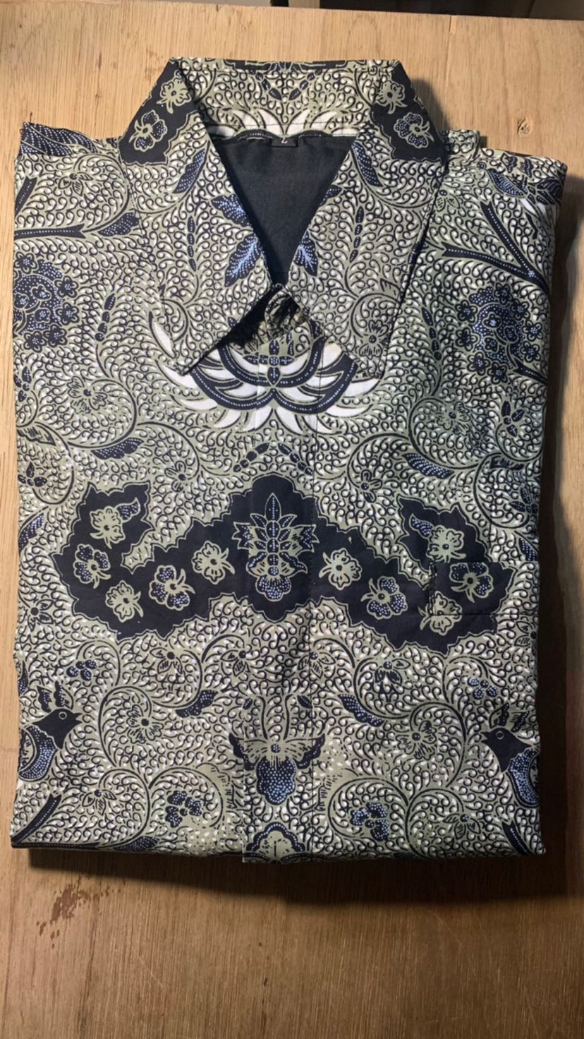 Wahyu Tumurun Mocca Kemeja Batik Pria Katun Primisima Full Furing
