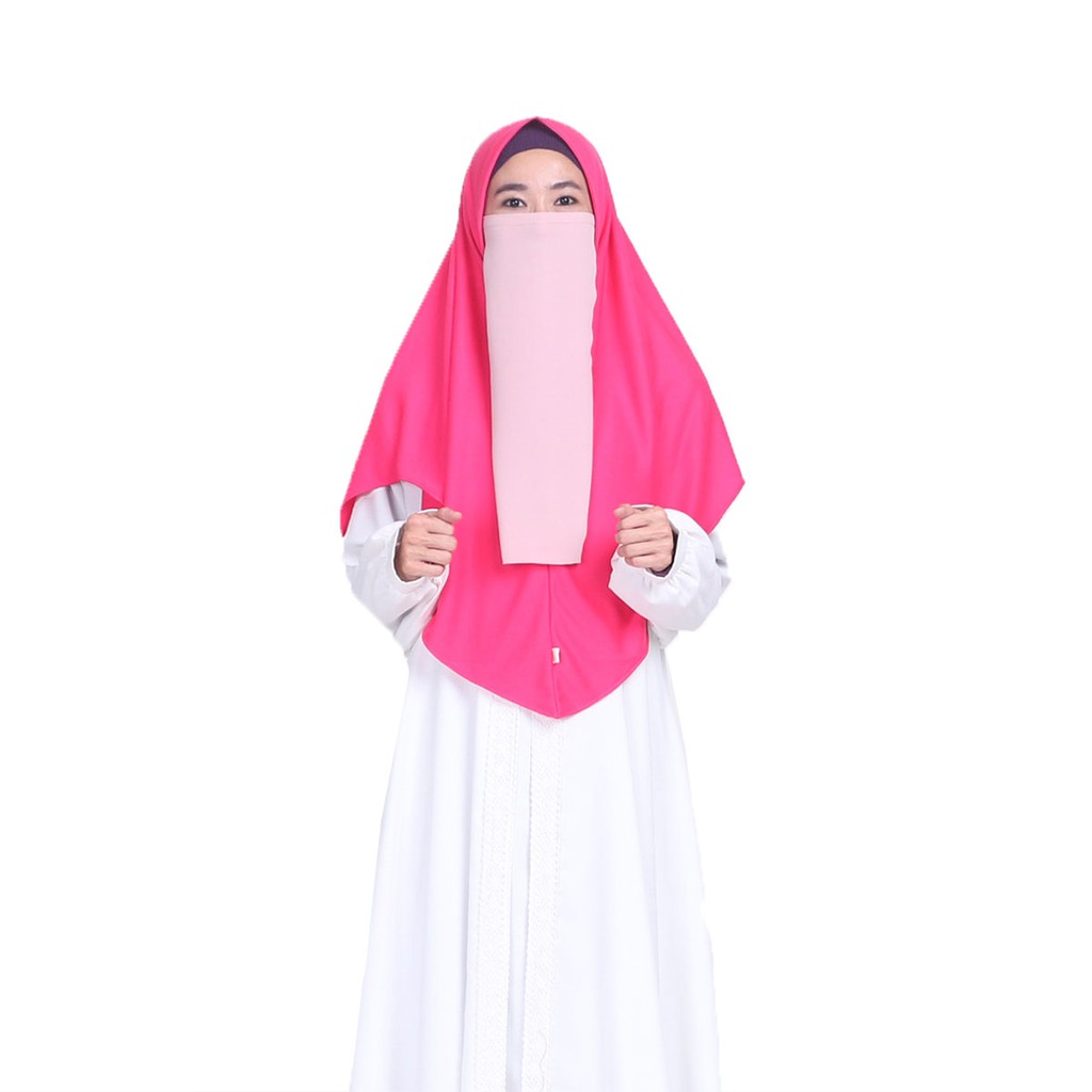KHANZA SPORT HIJAB - Hijab Olahraga - Nusseyba Activewear-Fuchsia