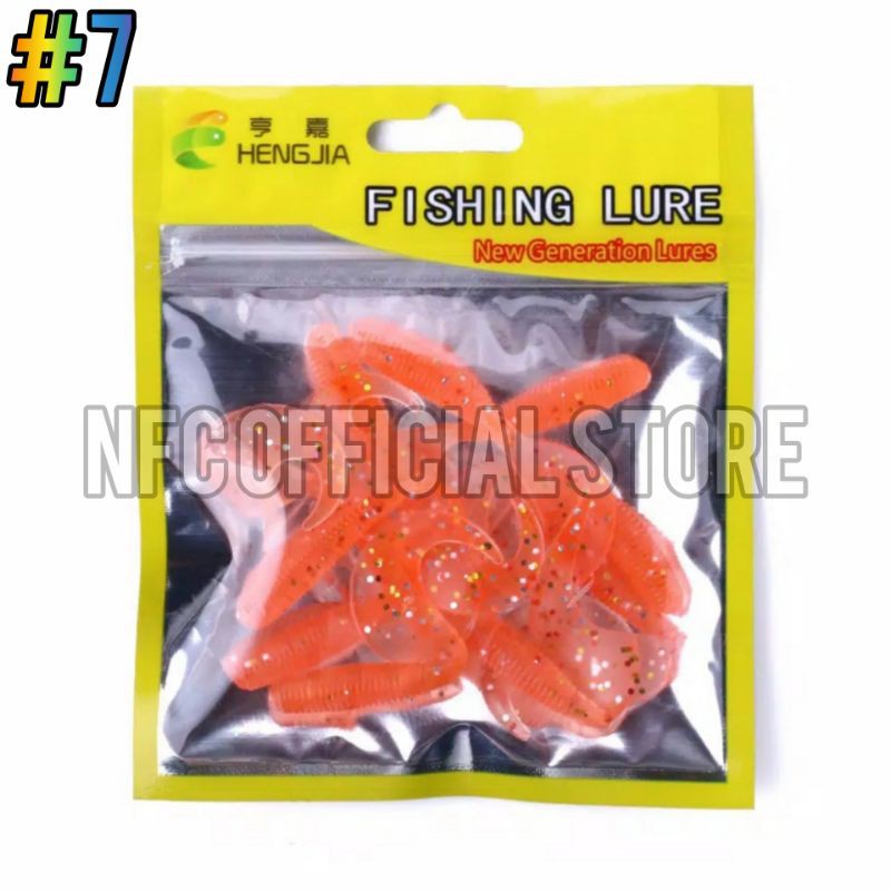 Umpan casting Soft lure 6cm/2gr Umpan karet 1pack isi 10pcs