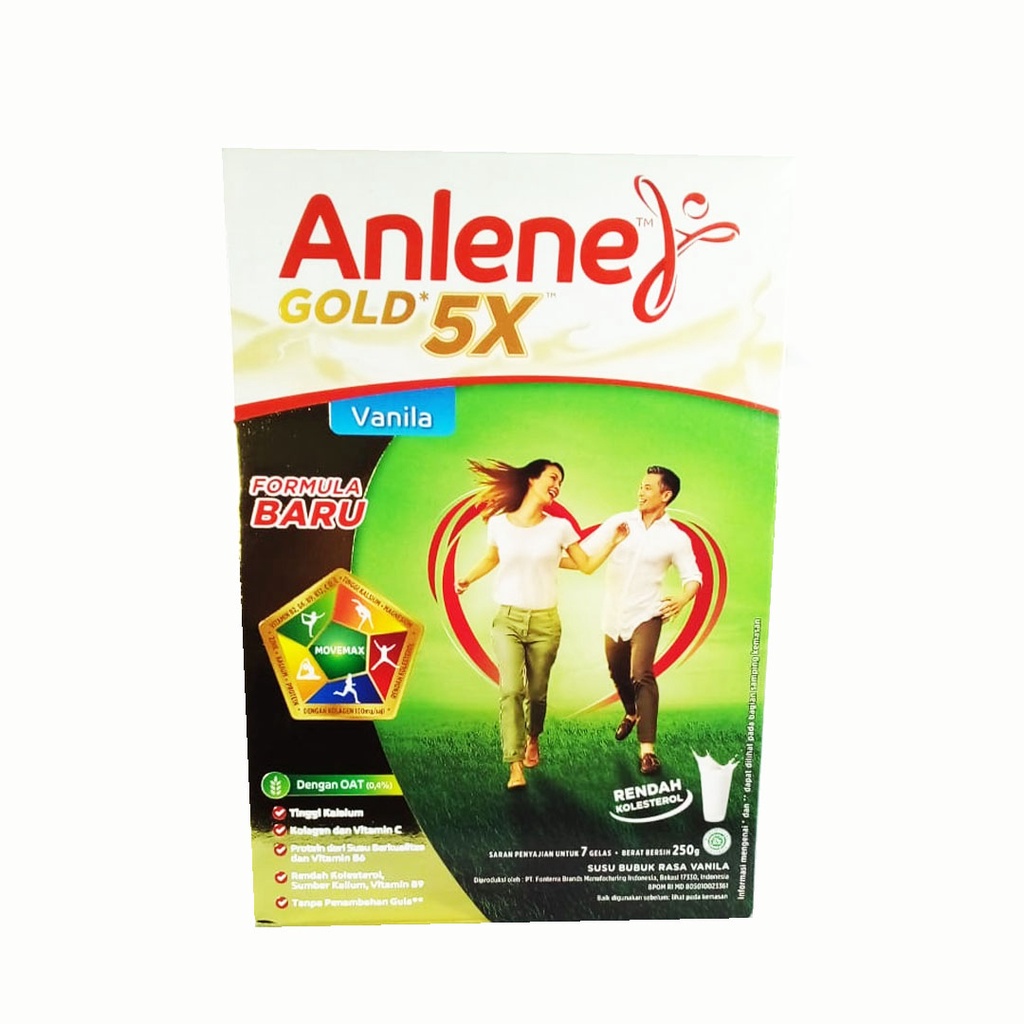 

ANLENE GOLD VANILA 250G