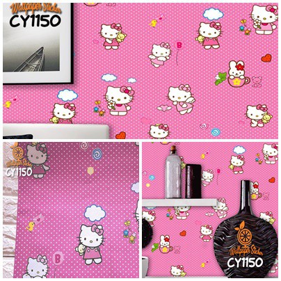 [BISA COD] Wallpaper Dinding Premium Matte High Quality 45cm X 10M