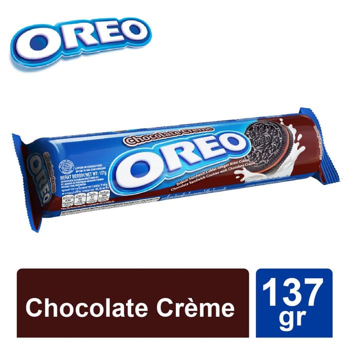 

OREO ROLL KRIM COKLAT 123 GR **