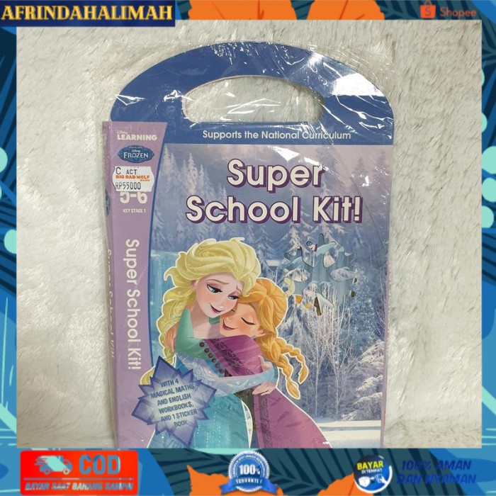 

[TERBARU] Disney Frozen Super School Kit SALE BUKU MAINAN ANAK IMPORT BBW 2019