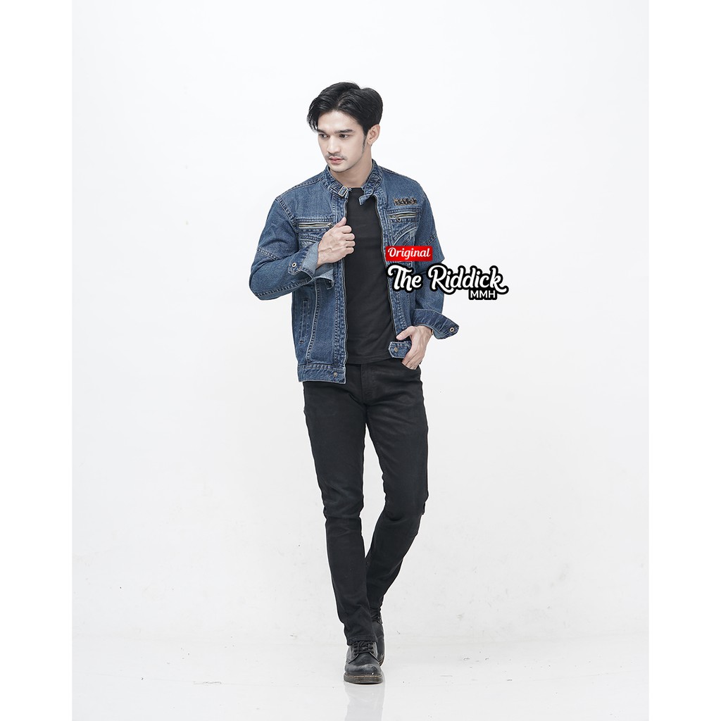 Keyzha - Jaket Jeans Pria / Jaket Jeans Original / Jaket Jeans Terbaru / KJ004