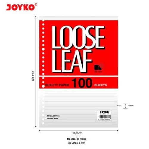 

[BISA COD] Isi Binder Garis B5 100 Joyko