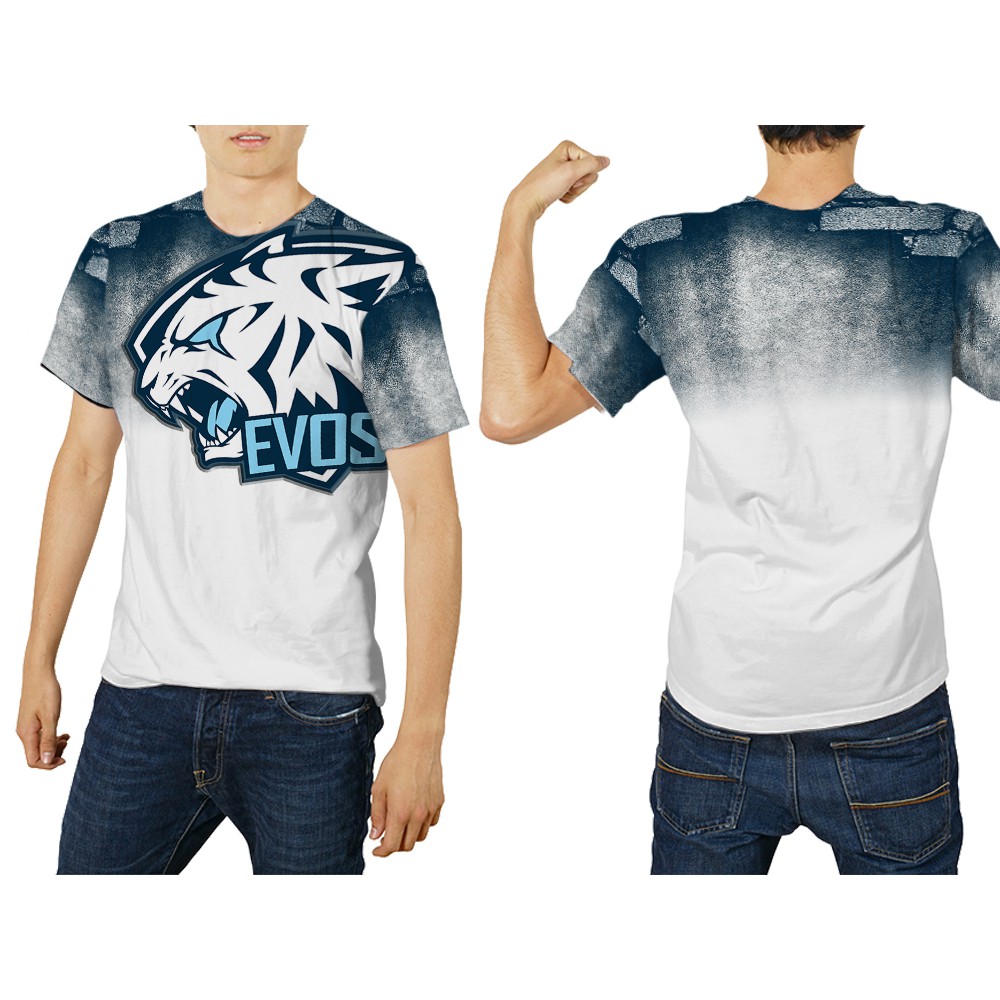 Kaos Jersey Evos Dewasa Baju Tshirt Evos Dewasa Fullprint