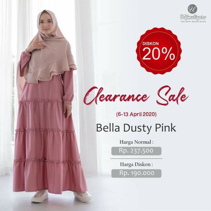 SALE gamis bella urfimutiyaro