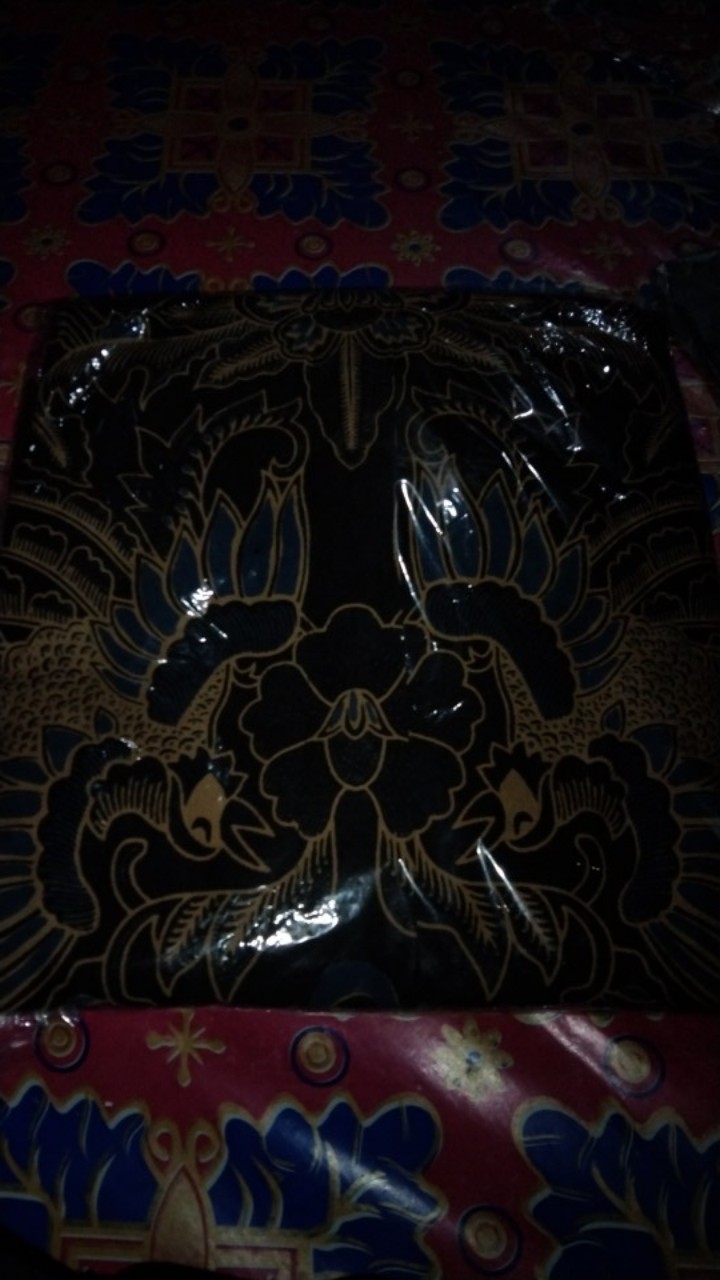 Peksi Biru Kemeja Batik Pria Modern Solo Atasan Batik By Kharis