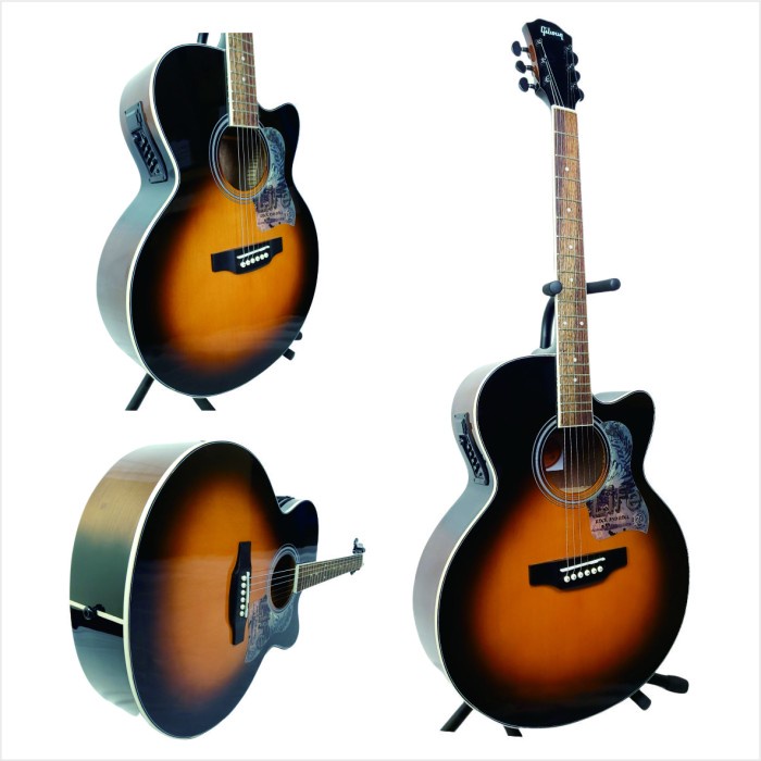 GITAR AKUSTIK GIBSON J-185EC TOP SPRUCE HIGH CUSTOM