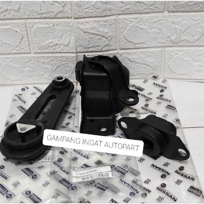 Engine Mounting Set Dudukan Mesin Set Nissan Grand Livina 1500cc 1.5 Latio Evalia ORIGINAL