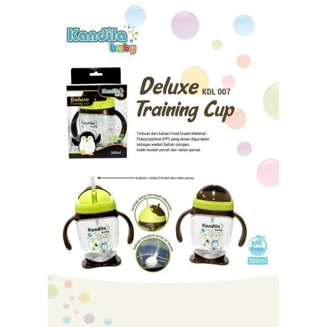 KANDILA BABY DELUXE TRAINING CUP 320ml / KDL007/ Tempat minum anak/ training cup/ tempat minum