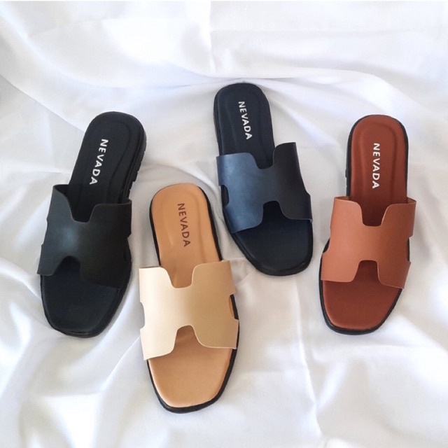 DISKON DAY! Sandal Slop Nevada - Sandal Flat - Sandal Teplek