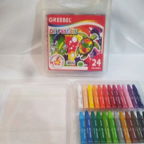

Cantik Crayon Oil Pastel 24 Warna Merk Greebel Murah