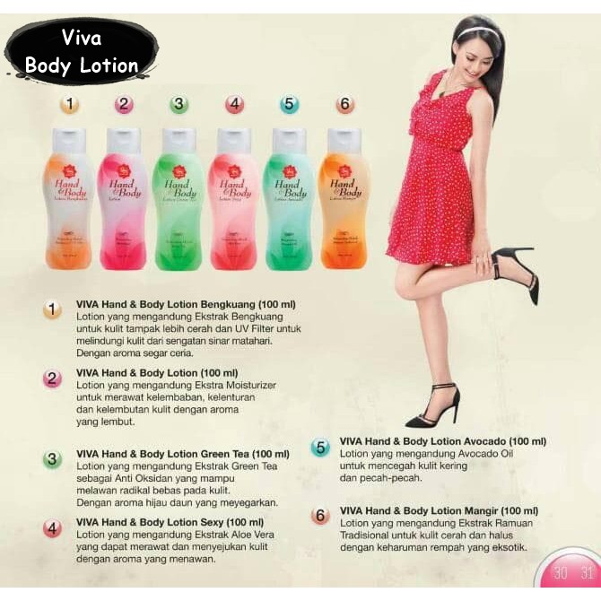 VIVA HAND&amp;BODY LOTION WHITENING 100 Ml