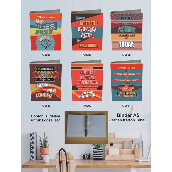 

Binder A5 / Binder Note A5 / Typography / Set 2860