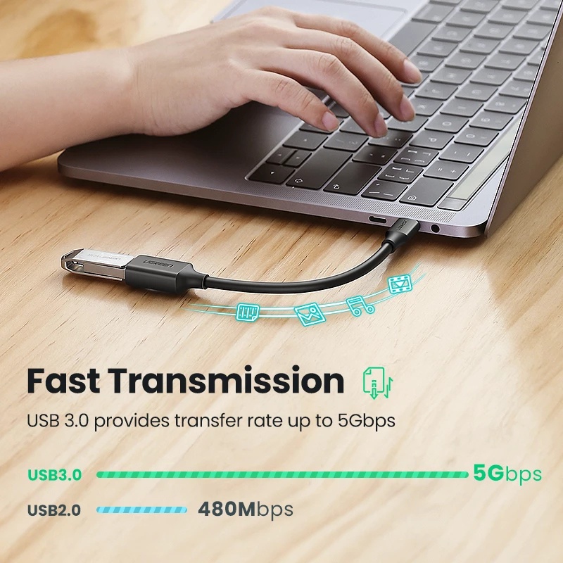 Ugreen Kabel Adapter OTG USB Tipe-C Male Ke USB 3.0 2.0 Female