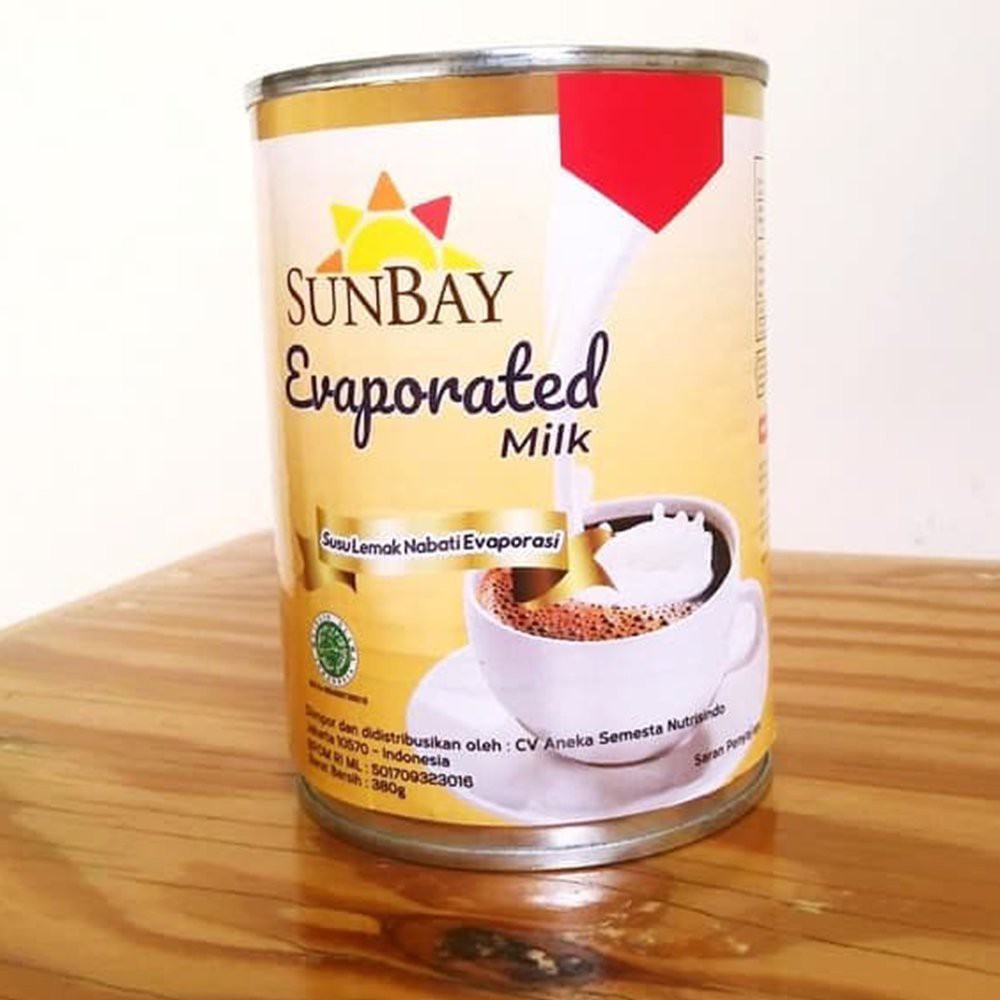 

Susu Lemak Nabati Evaporasi / Sunbay Evaporated 380gr (merk Sunbay)