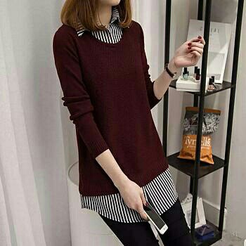 Baju Atasan Wanita - Blouse Cewek Casual - Pakaian Wanita Model Terbaru - Blus Nasica