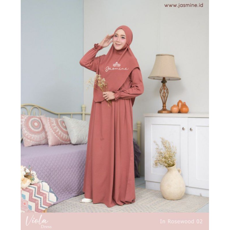 VIOLA DRESS JASMINE BY LIDIA HADIWINOTO Gamis Jasmine Ori