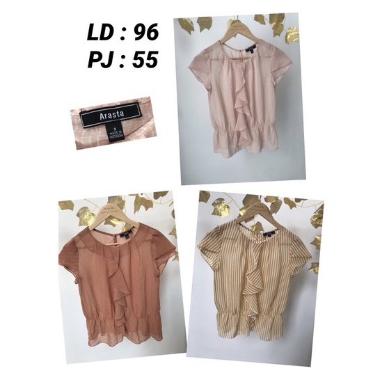 BLOUSE SIFON // BLOUSE ALA KOREA // BLOUSE RUFFLE