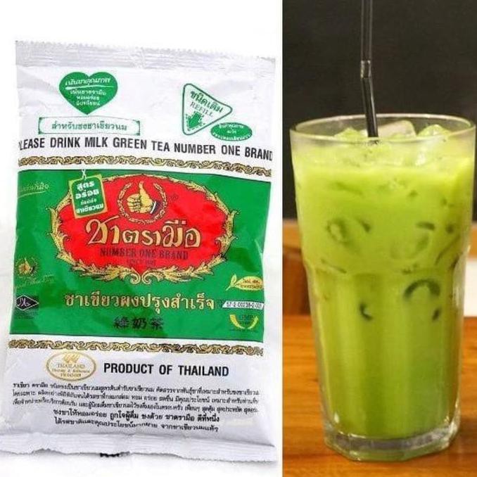 

Teh-Bubuk- Green Tea Cha Tra Mue / Thai Greentea Chatramue -Dijamin-Halal.