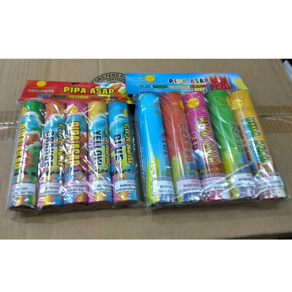 5 PCS  &amp; 1 PCS SMOKE BOMB PIPA ASAP