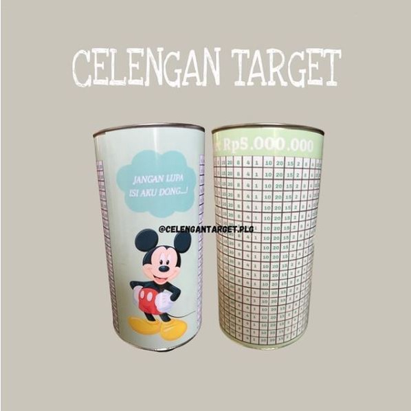CELENGAN TARGET TERMURAH / TABUNGAN TARGET 5 JT