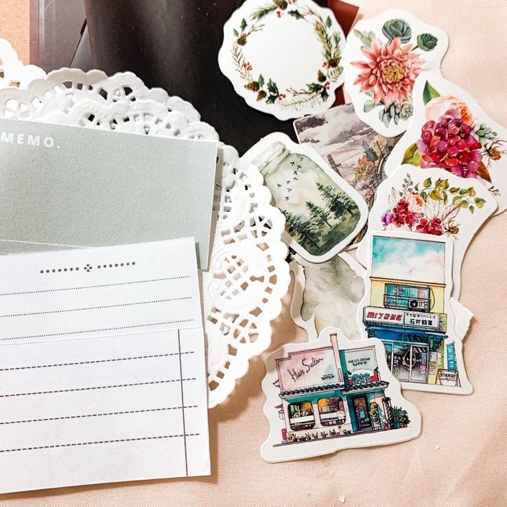 

[KODE 00NH0] Journal Kit Journaling Vintage Aesthetic Jurnal 40pcs