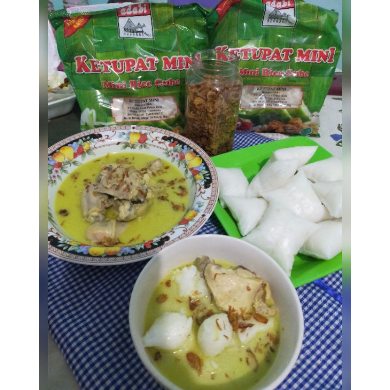 

Ketupat Mini Adabi isi 30pcs / ketupat instan