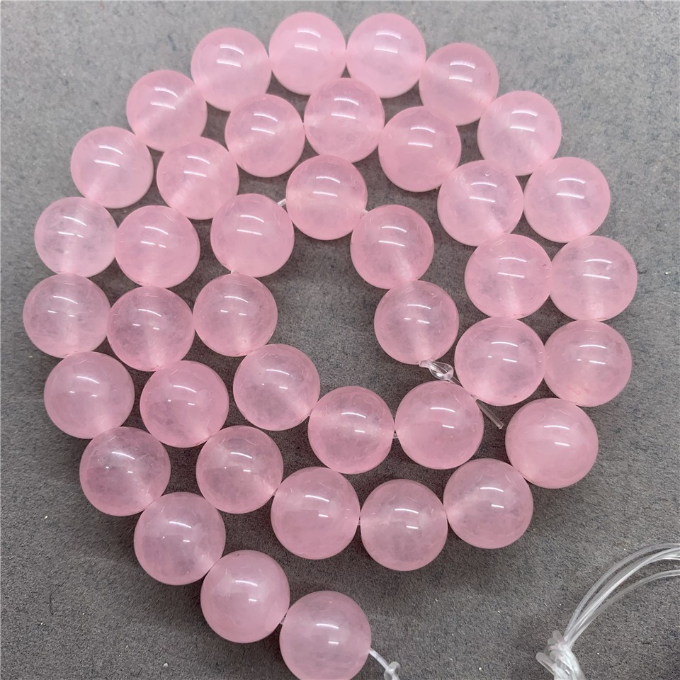 Pink Blue Agate Beads Stone