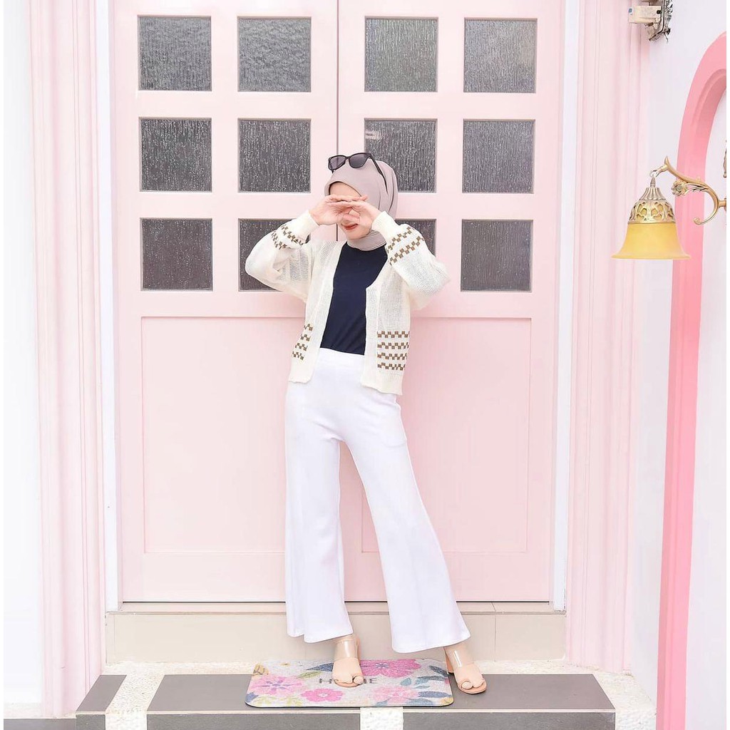 KALILA - SIRA Crop Cardy Cardigan Rajut Wanita Dewasa | Kardigan Rajut Wanita