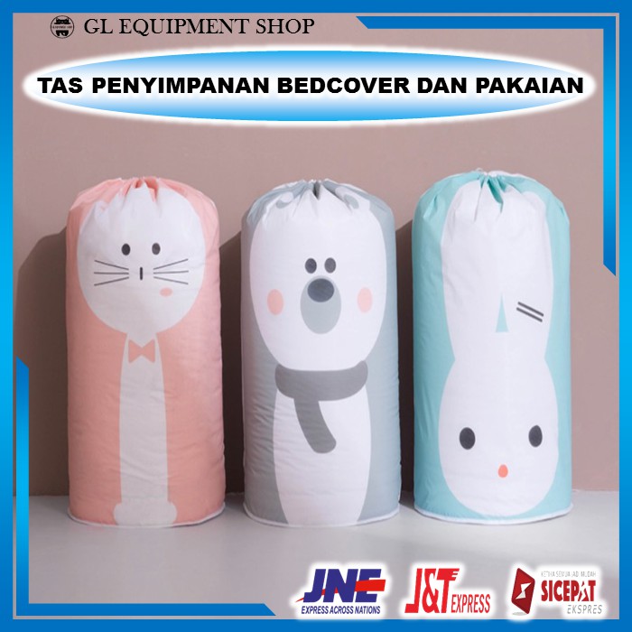 Tempat Tas Penyimpanan Baju Pakaian Selimut Bedcover - Organizer Cloth Bag Bedcover Selimut Sprei