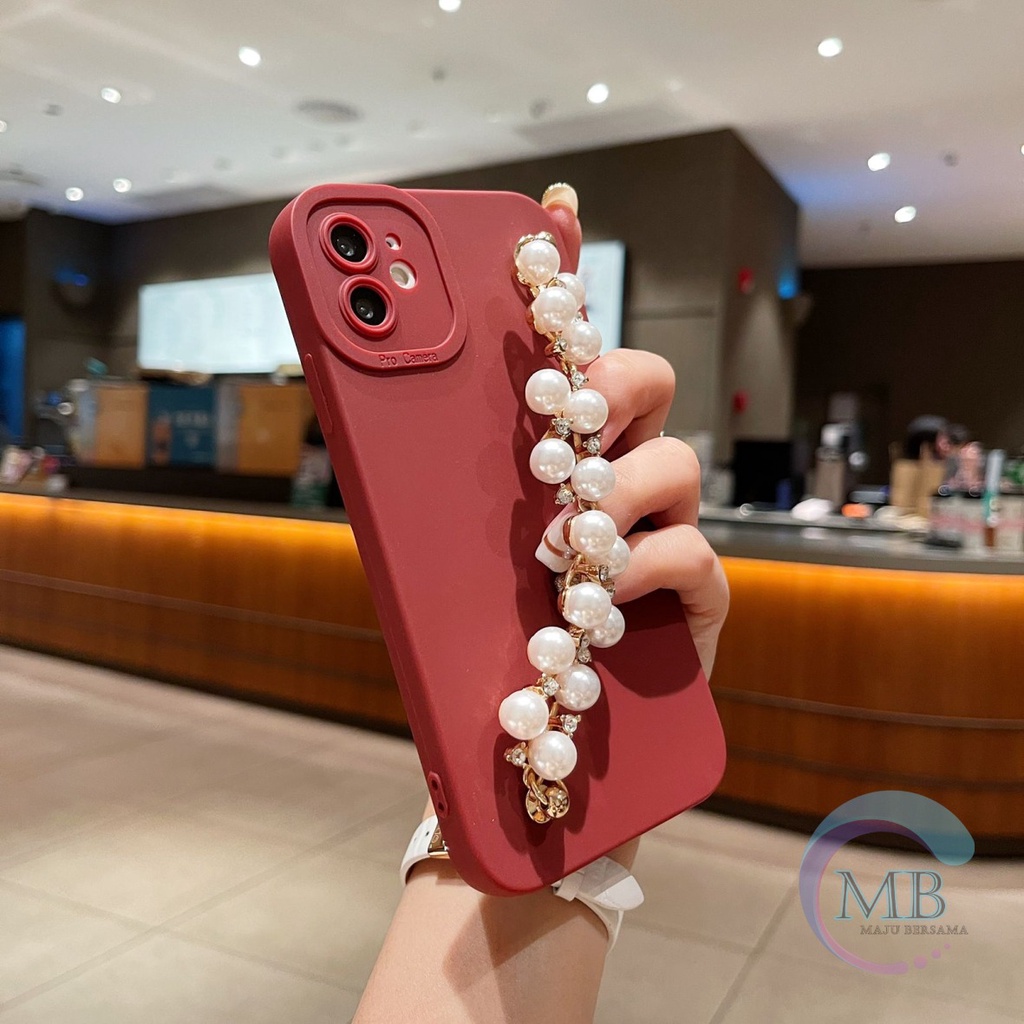 SOFTCASE SILIKON PROCAMERA RANTAI MUTIARA IPHONE X XR XS MAX 11 PRO MAX MB3416