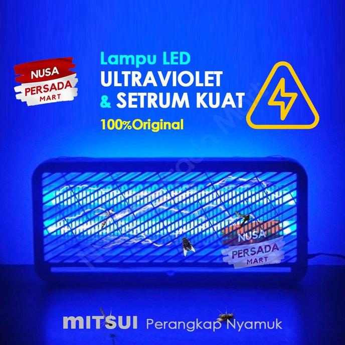 MITSUI - MIK 04 Perangkap Nyamuk Lalat Lampu LED Ultraviolet Elektrik