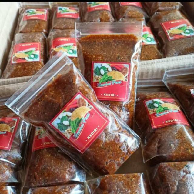 

Sambel pecel khas kediri kemasan new