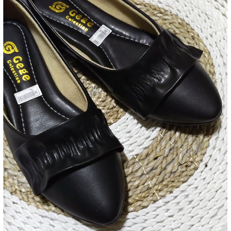 SEPATU FLAT RAMPEL ALAS KARET &quot;GEGE&quot;