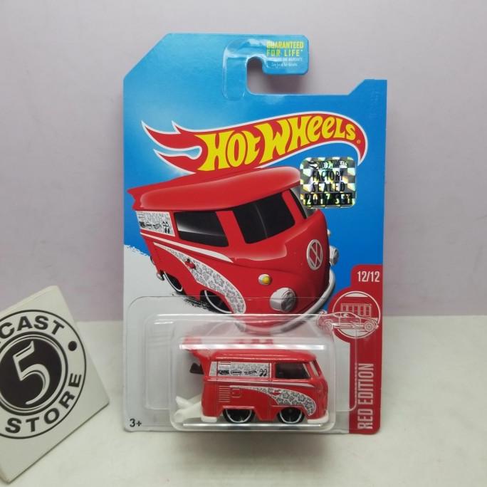 hotwheels 2017 factory sealed red edition kool kombi